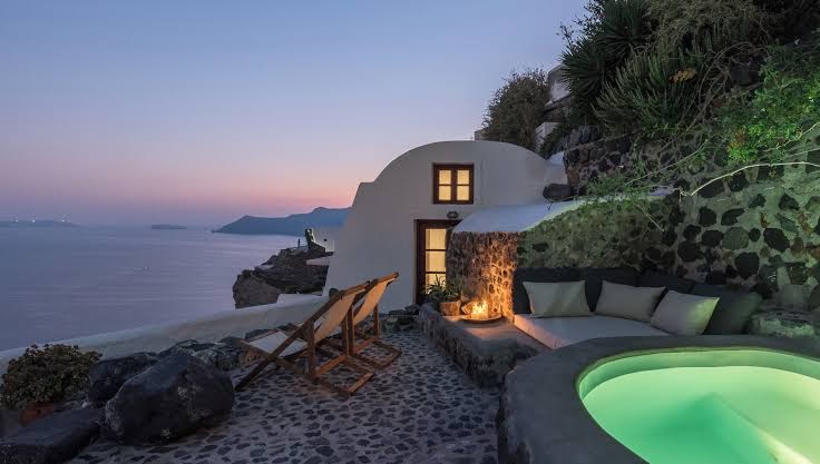 White Cellar cave houses by Cycladica